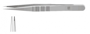 Пинцет ювелирного типа прямой 110х0,3 мм